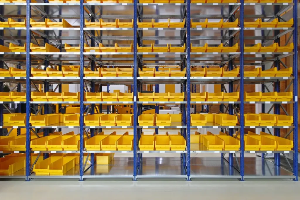 Bin shelving system