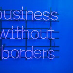 Business without borders sign