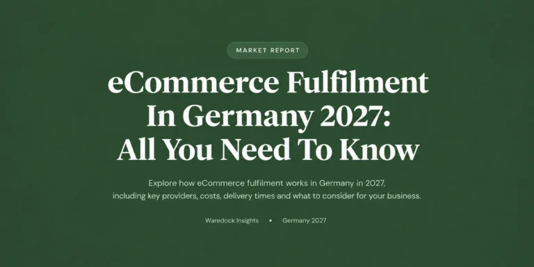 E-commerce Fulfillment in Germany 2027: The Complete Guide
